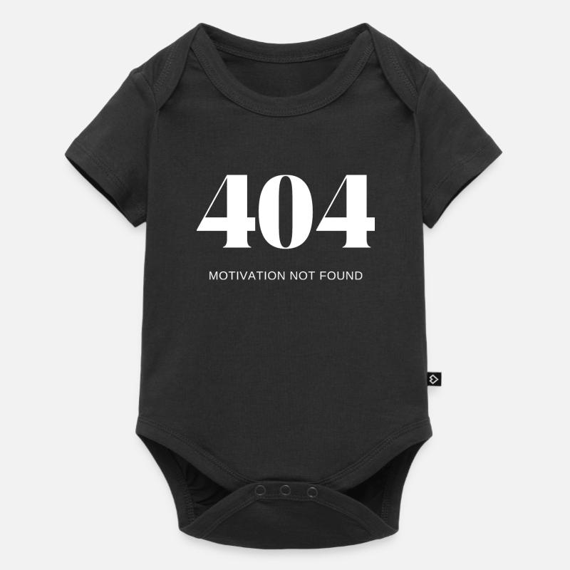 404 motivation not found - Baby Premium short-sleeve bodysuit - black