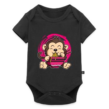 Ramen Life Motivational Singe Motiv Shirt Ramen Noodle - Body à manches courtes Premium Bébé - noir - Devant