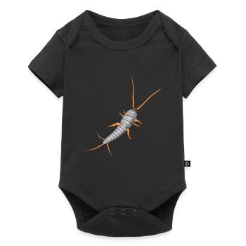 Poissons argentés, Lepisma saccharina, silverfish - Body à manches courtes Premium Bébé - noir - Devant