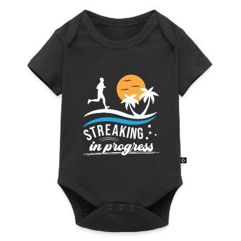 Streaking in Progress - Streak Runner - Baby Premium Kurzarmbody - Schwarz - Vorne