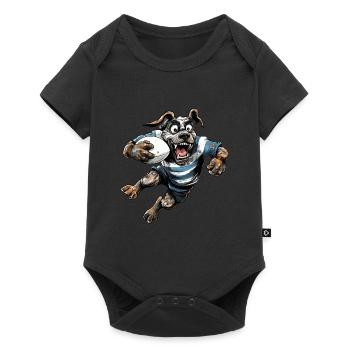 Rugby canin - Body à manches courtes Premium Bébé - noir - Devant