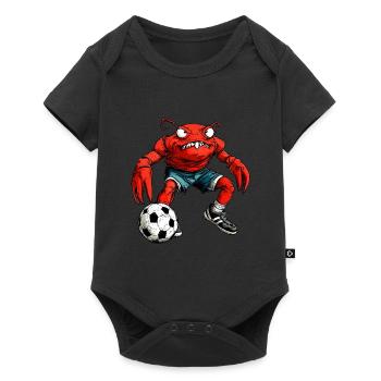 Crabs Soccer / Soccer Crab - Baby Premium short-sleeve bodysuit - black - Front