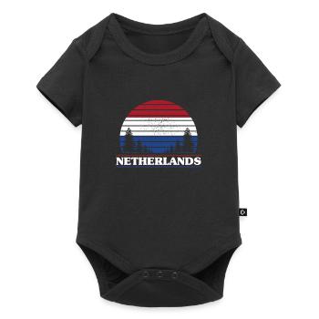 Netherlands - Baby Premium short-sleeve bodysuit - black - Front