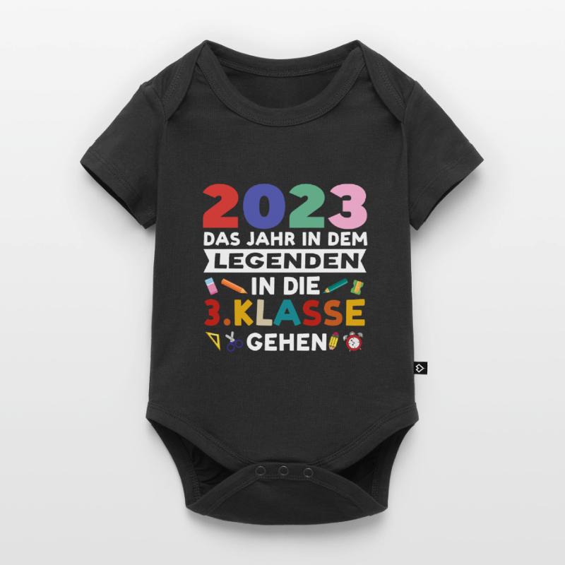 3.Klasse 2023 Anfang Drittklässler Geschenk Baby Premium Kurzarmbody