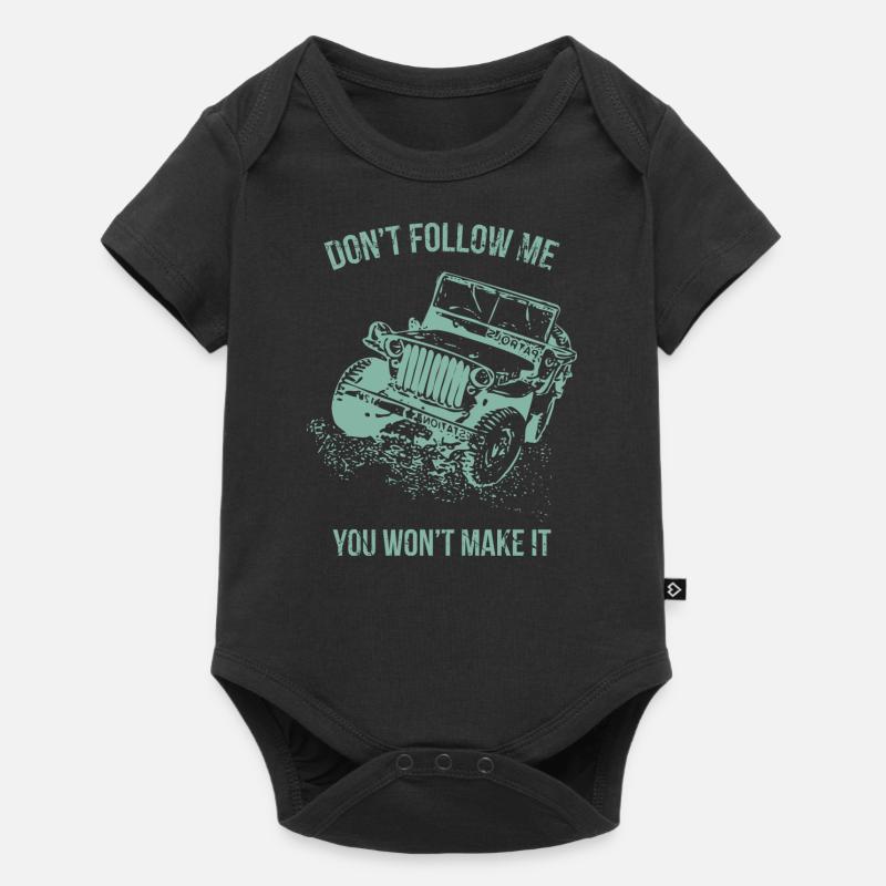 Suivez-moi Jeep voiture - Body à manches courtes Premium Bébé - noir