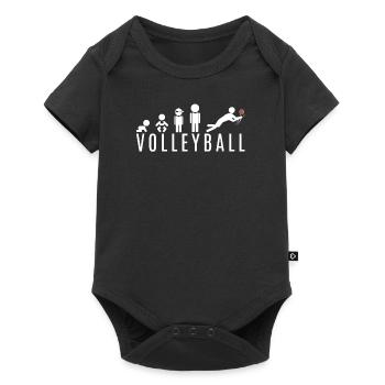 volleyball - Baby Premium short-sleeve bodysuit - black - Front