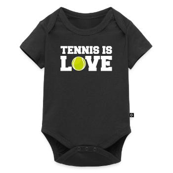 Raquettes de tennis - Body à manches courtes Premium Bébé - noir - Devant