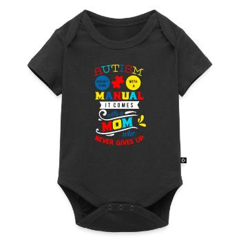 Autism Mom Mom Gift - Body à manches courtes Premium Bébé - noir - Devant
