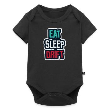 Tuning: Eat Sleep Drift - Baby Premium Kurzarmbody - Schwarz - Vorne