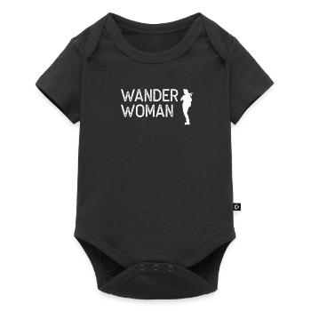 Wander Woman - Body à manches courtes Premium Bébé - noir - Devant