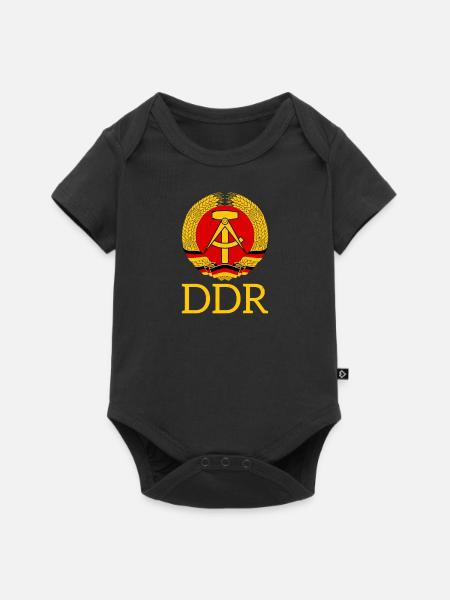 DDR - Baby Premium Kurzarmbody - Schwarz