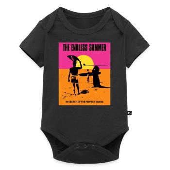 841 Surfing Endless Summer Stoked Otter 841 - Baby Premium short-sleeve bodysuit - black - Front