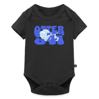 Otter 841 Surfing Santa Cruz Otter 841 - Baby Premium short-sleeve bodysuit - black - Front