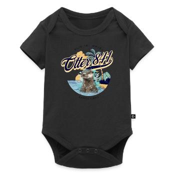 Otter 841 Surfing Santa Cruz Otter 841 - Baby Premium short-sleeve bodysuit - black - Front