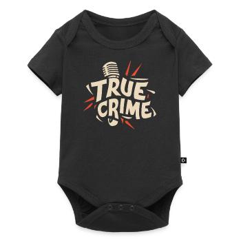 True Crime Podcast Obsessed Fest - Baby Premium short-sleeve bodysuit - black - Front