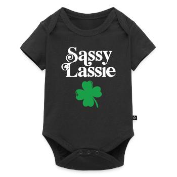 Sassy Lassie - Baby Premium short-sleeve bodysuit - black - Front