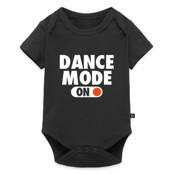 Funny Dance Mode - Baby Premium short-sleeve bodysuit - black - Front