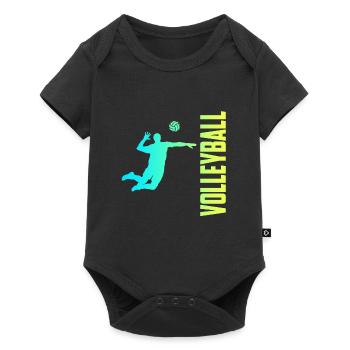 volley-ball - Body à manches courtes Premium Bébé - noir - Devant