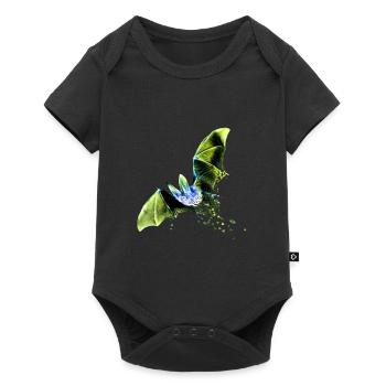 bat - Baby Premium short-sleeve bodysuit - black - Front
