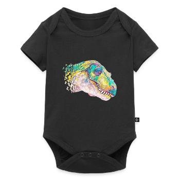 T-Rex - Body à manches courtes Premium Bébé - noir - Devant