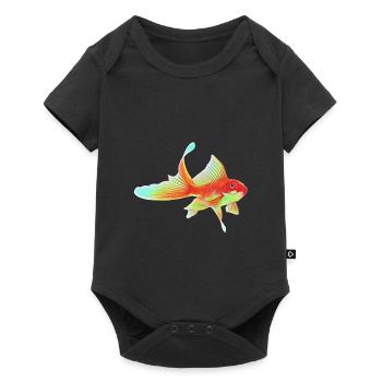 Goldfish - Baby Premium short-sleeve bodysuit - black - Front