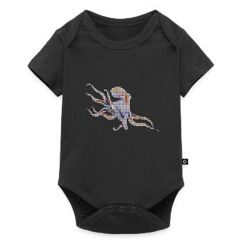 Oktopus - Baby Premium Kurzarmbody - Schwarz - Vorne