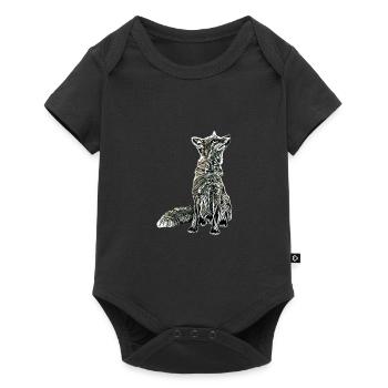 Renard - Body à manches courtes Premium Bébé - noir - Devant