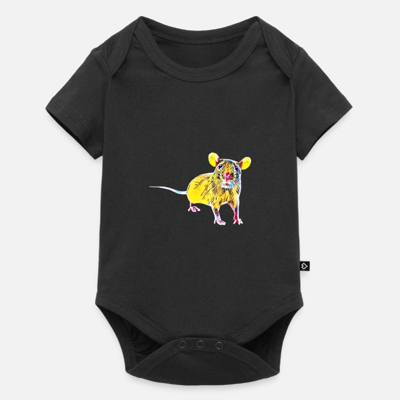 Rat - Body à manches courtes Premium Bébé - noir