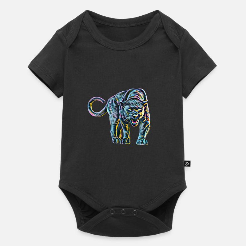 Panthère - Body à manches courtes Premium Bébé - noir