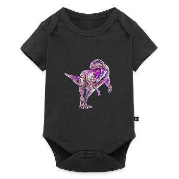 T-Rex - Body à manches courtes Premium Bébé - noir - Devant
