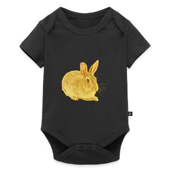 Lapin - Body à manches courtes Premium Bébé - noir - Devant