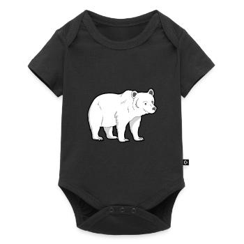 Polar Bear Polar Bear Wild Animal Bear North Pole Gift - Baby Premium short-sleeve bodysuit - black - Front