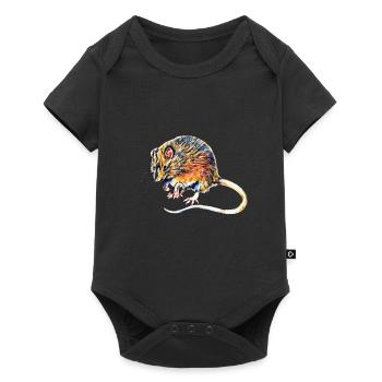rat - Baby Premium short-sleeve bodysuit - black - Front
