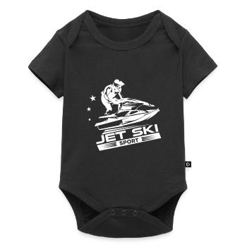 JETSKI Sport - Baby Premium short-sleeve bodysuit - black - Front