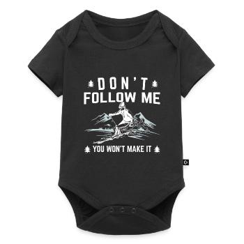 Ski ski - Body à manches courtes Premium Bébé - noir - Devant