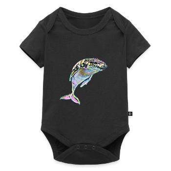 Wal - Baby Premium Kurzarmbody - Schwarz - Vorne