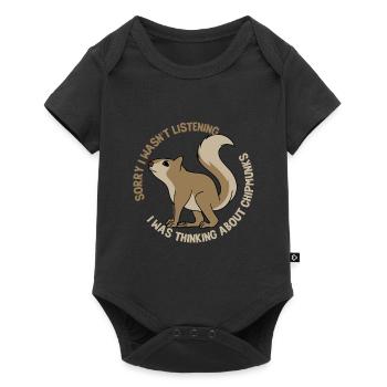Thinking About Chipmunks Forest Animal Nature - Baby Premium short-sleeve bodysuit - black - Front