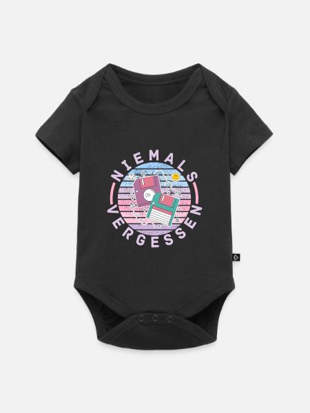 Niemals Vergessen - Baby Premium Kurzarmbody - Schwarz