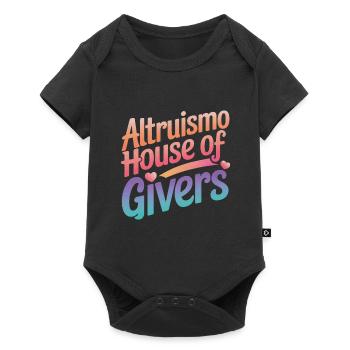 Altruismo Selfless Giving Giving School Spirit - Baby Premium short-sleeve bodysuit - black - Front