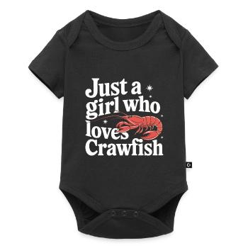 Homards, crabes, crevettes, fruits de mer - Body à manches courtes Premium Bébé - noir - Devant