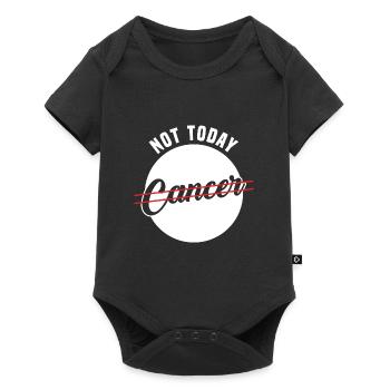 Not today cancer - Baby Premium short-sleeve bodysuit - black - Front