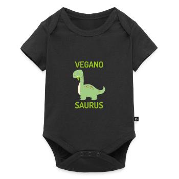 Veganosaurus Vegan Gift - Body à manches courtes Premium Bébé - noir - Devant