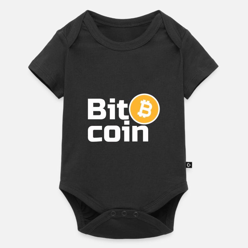 Bitcoin - Baby Premium Kurzarmbody - Schwarz