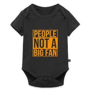 People not a big Fan Introvert Antisocial Gift - Baby Premium short-sleeve bodysuit - black - Front