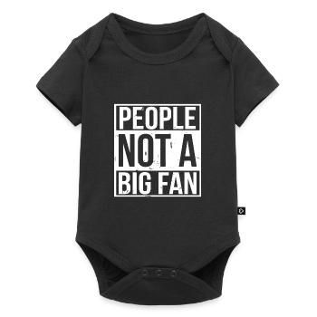 People not a big Fan Introvert Antisocial Gift - Baby Premium short-sleeve bodysuit - black - Front