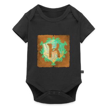 e 36 k - Body à manches courtes Premium Bébé - noir - Devant