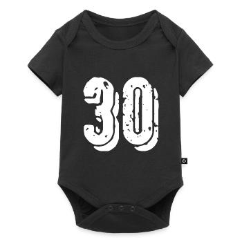 Maillot à 30 chiffres - Body à manches courtes Premium Bébé - noir - Devant