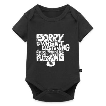 Thinking About Puzzling Hobby Jigsaw Puzzler - Baby Premium short-sleeve bodysuit - black - Front