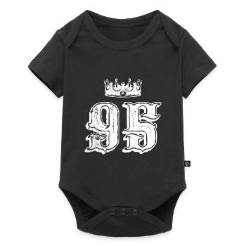 95 Couronne numérique - Body à manches courtes Premium Bébé - noir - Devant