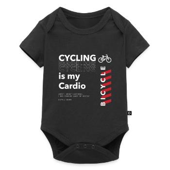 Le cyclisme comme équipe de cardio-vélo et - Body à manches courtes Premium Bébé - noir - Devant